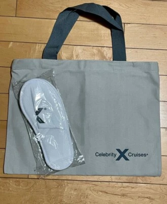 ЗНАМЕНИТОСТЬ круиз линия Aqua класса холст покупки пляж сумка с короткими ручками и тапочки. Новый - Изображение 1 из 3