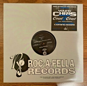 Young Chris Feat. Bobby Valentino Coast To Coast Vinyl LP ROC A FELLA Young Gunz - Imagen 1 de 3