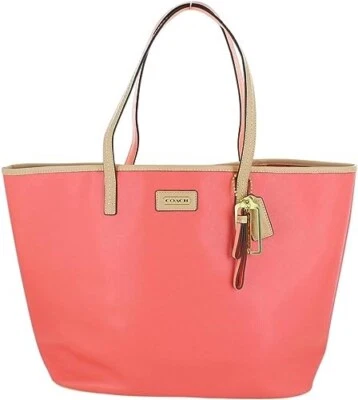 Bolso de mano Coach F24341 Park Metro B4/cuero coral Foto 1 de 4