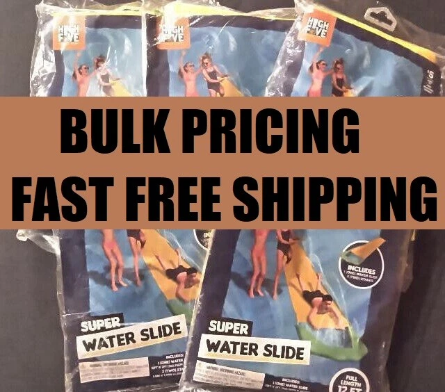 *PRECIO AL POR MAYOR*OBTÉN 5 para 21,95* 12 ft Super Water Slip N Slide juego de patio trasero Foto 1 de 2