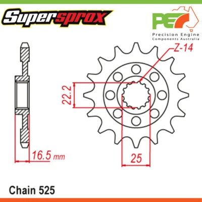Nuevo * Supersprox * Piñón delantero para adaptarse a DUCATI 1200 MONSTER S 1200cc Foto 1 de 4