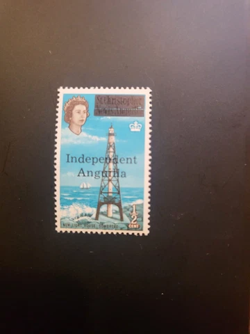 Stamps Anguilla Scott #1 nh Cover