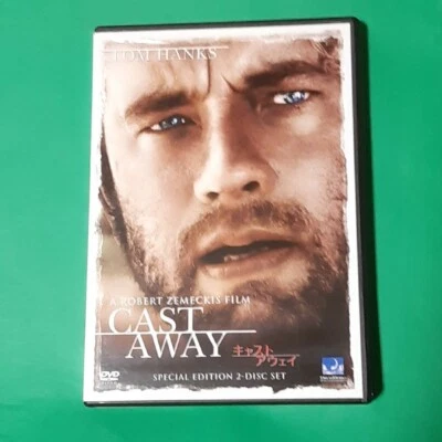 Cast away movie 2-disc set Tom Hanks DVD English Japanese sub title dubbed - Image 1 of 4