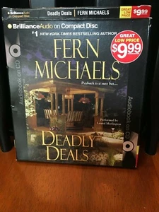 Audiobooks on CD-FERN MICHAELS-DEADLY DEALS read by-Laural Merlington-3-CDs3hr - Picture 1 of 4