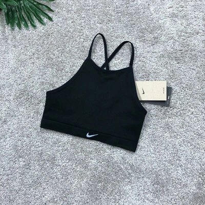 Nike Indy Sports Bra Seamless Ribbed Womens XS Light-Support Non-Padded NWT $38 - Image 1 of 4
