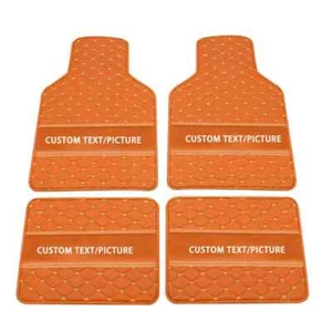 Car Floor Mats Custom Name Text Color Automotive Carpet For Car Universal  Rugs - Picture 1 of 37