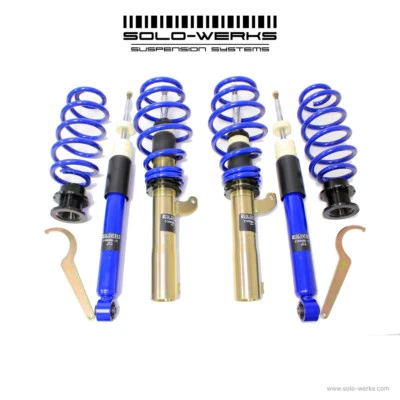 Solo Werks S1 Coilover Kit Volkswagen MK5 MK6 Golf Jetta GTI Rabbit A3 TT EOS - Image 1 of 4