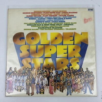 Golden Super Stars Triple Vinyl Various Artist Compilation Record 1977 K68019 VG - Image 1 of 4