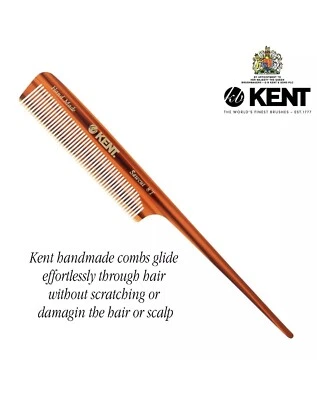 8" Handmade Fine Tooth Rat Tail Comb for Sectioning - Image 1 of 4