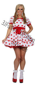 Adult Rag Doll Girl Dolly Fancy Dress Costume Womens ladies FREE SOCKS & POST (B