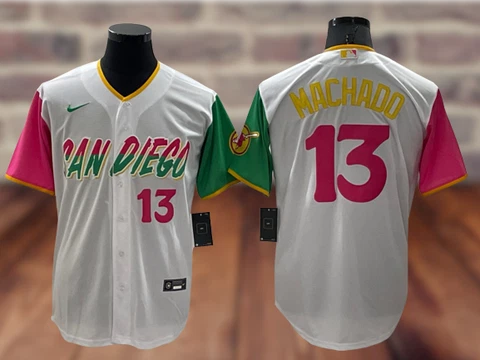 Men's San Diego Padres - Manny Machado #13 City Connect Stitched S-3XL Cover