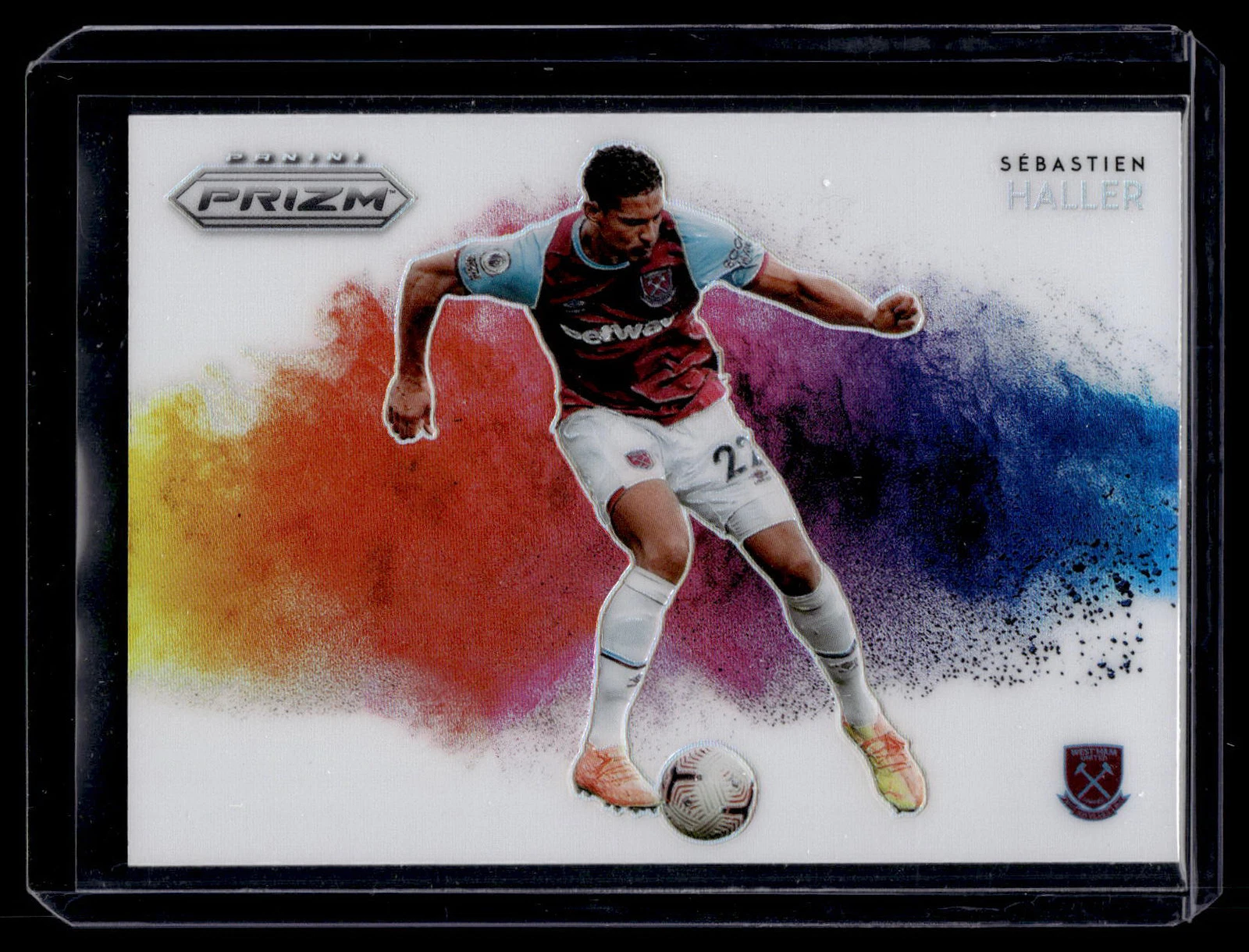 2020-21 Prizm Premier League Soccer Sebastien Haller Colorblast Case Hit SSP