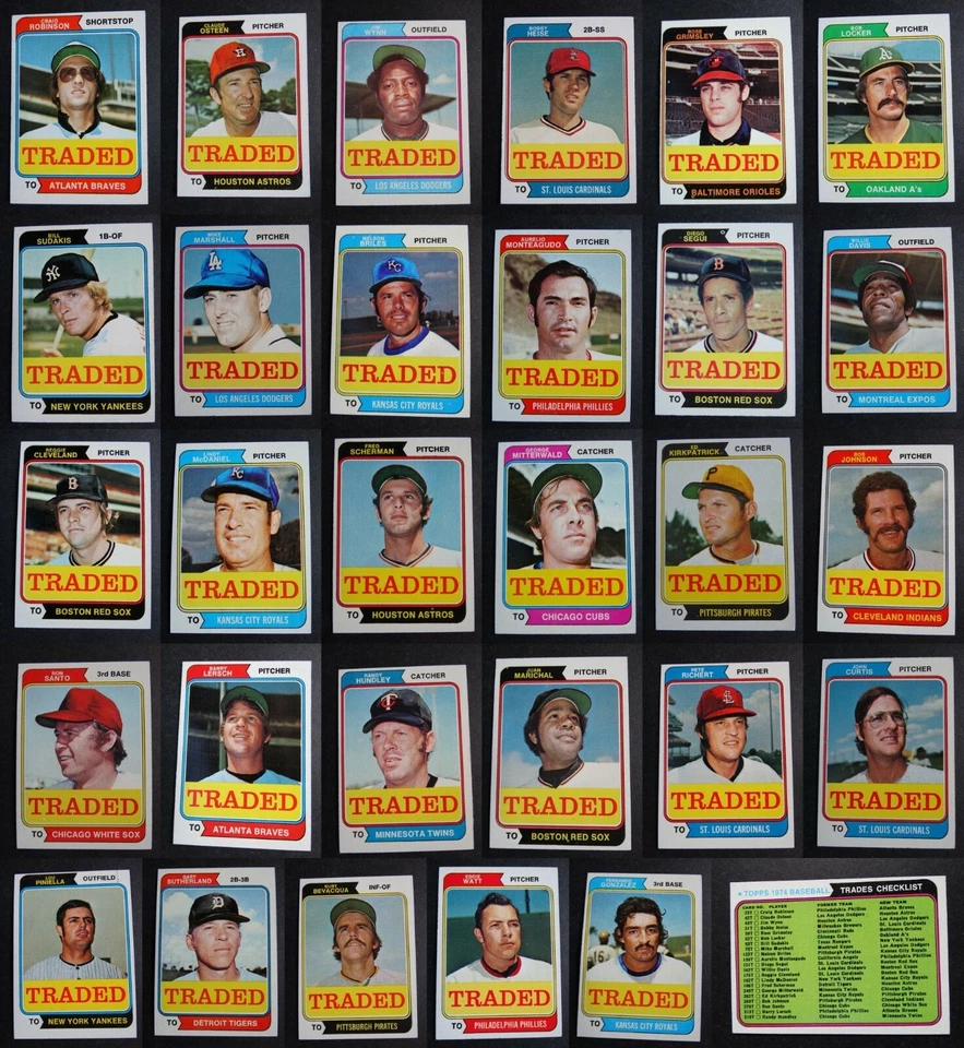 1974 Topps Traded Baseball Cards Complete Your Set Pick From List 23T-649T #2 - Image 1 of 1