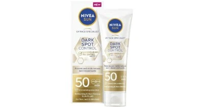 Líquido Nivea Sun Dark Spot Control Luminous 630 SPF50 40 ml