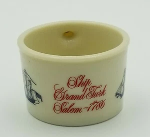 Vtg 1964 - 1978 Old Spice Shulton Shaving Cup Mug Ship Grand Turk Salem 1786 - Picture 1 of 6