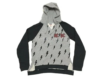 Sudadera con capucha raglán Lightning Bolt Lightning Bolt gris/cc gris/negro para mujer Junk Food USA Foto 1 de 4