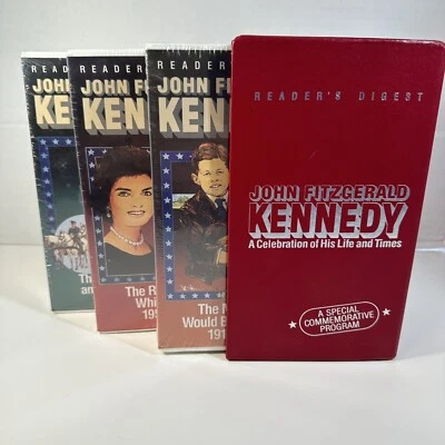 John F. Kennedy - A Celebration of His Life and Times (VHS, 3-Tape Set) - Image 1 of 4