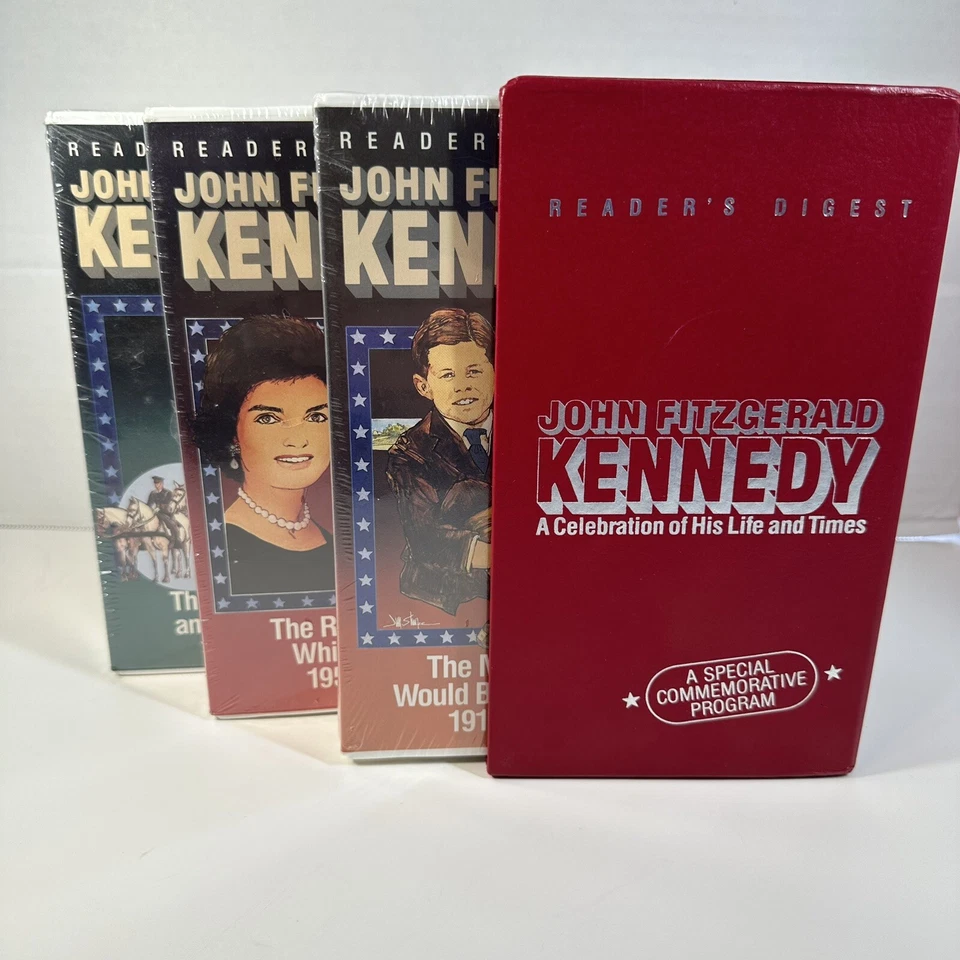 John F. Kennedy - A Celebration of His Life and Times (VHS, 3-Tape Set) - Image 1 of 4