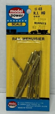 Model Power Nickel Silver HO Gauge Rail Joiners, Rail Menuisier - Image 1 of 4
