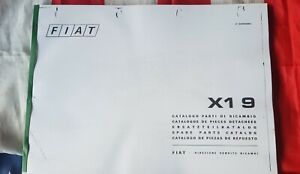 Catalogo Fiat Parti Di Ricambio FIAT X 1/9
