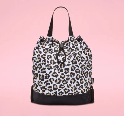 Converse Women's Bucket Bag Black White Drawstrings - Image 1 of 4
