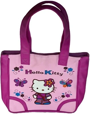 Hello Kitty SANRIO 1976-2005 Pink Shoulder Tote Hand Bag Purse Handbag HTF - Image 1 of 4