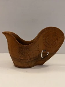 Copa de madera firmada para bodas/pastores de Yugoslavia - Imagen 1 de 5