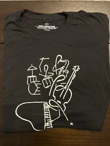 T-SHIRT JAZZ THEMED QUARTET LINEAR ART XL - Picture 1 of 2