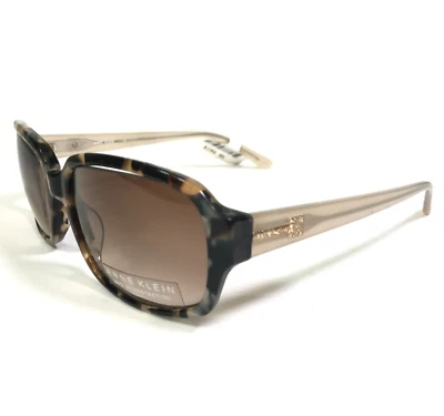 Anne Klein Sunglasses AK7033 206 MOCHA TORTOISE Square Frames with Brown Lenses - Image 1 of 4
