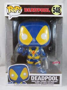 Marvel Funko Pop - Deadpool 10" Inch (Blue and Yellow) - Deadpool - No. 548