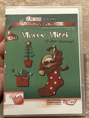 OESD Dream Embroidery Designs on Embroidery Card- #842 Christmas .PES Format - Image 1 of 4