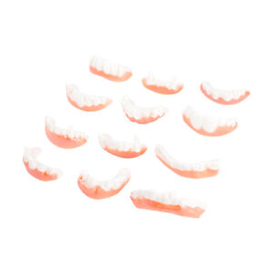 12Pcs Gnarly Teeth Ugly Fake Vampire Denture for Halloween Party
