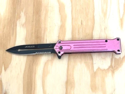 JOKER пружина помощь складной нож Ppnk и черный комбинированное лезвие - отличном состоянии - Изображение 1 из 3