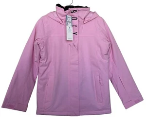 ROXY Ski Jacket Girls Size 14 XL Pink Hooded Snowboarding Skiing Coat - Picture 1 of 9