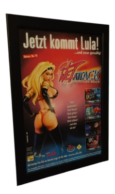 ✅ Wet Attack - Lula (PC) ✅ Merchandise, Werbung, Werbeblatt, Poster✅Gerahmt✅ - Bild 1 von 4