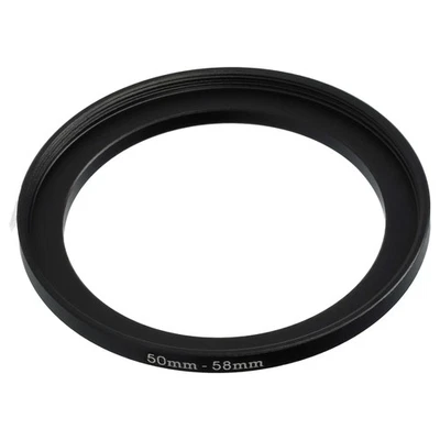 VHBW Step Up Ring Adapter 50mm auf 58mm für