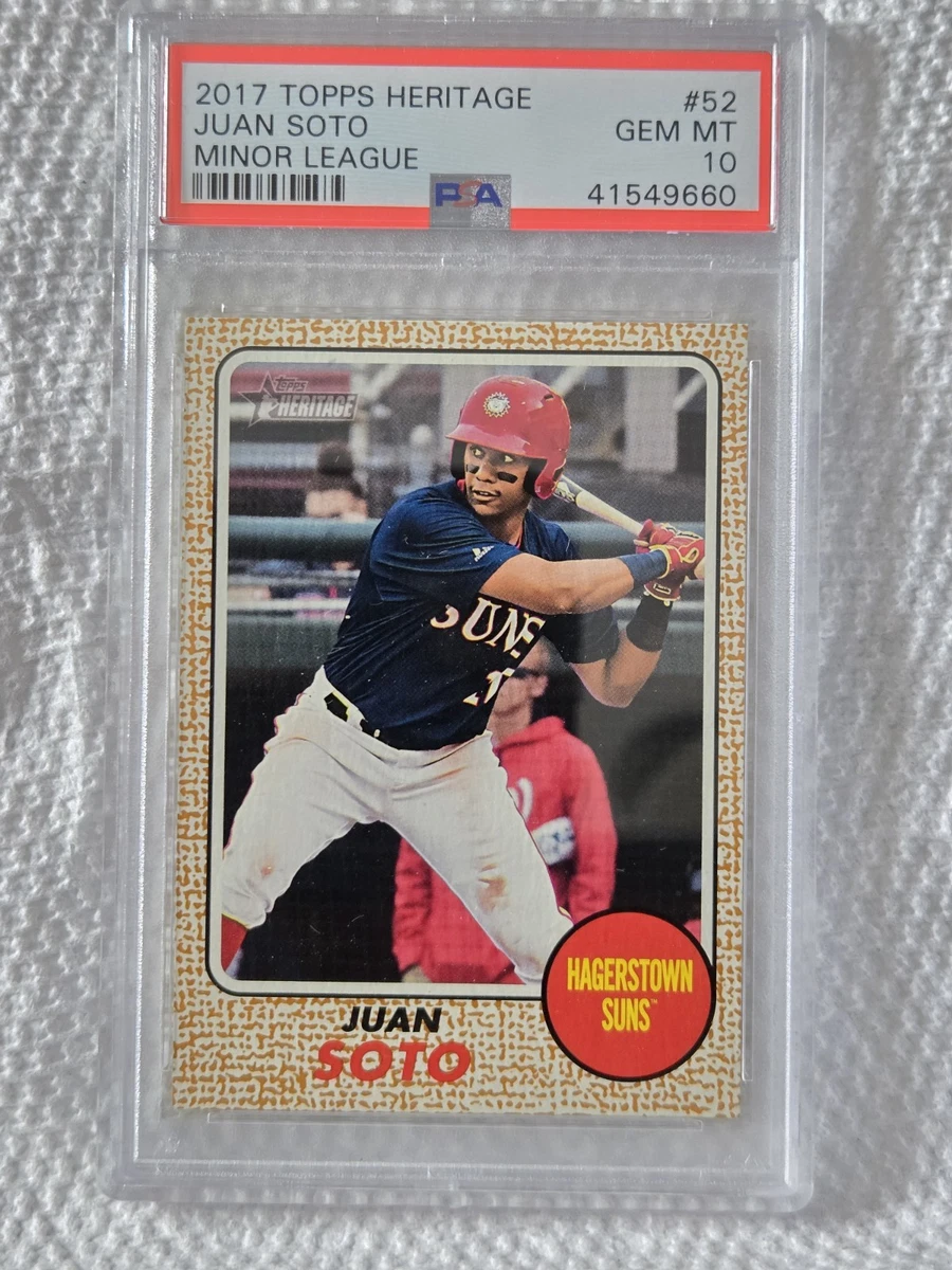 2017 Topps Heritage Minor League Edition - Juan Soto #52 for sale