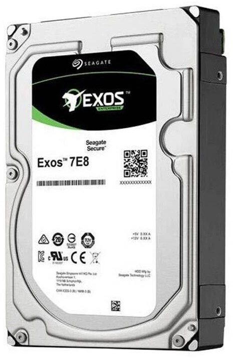 FESTPLATTE SEAGATE EXOS 7E8 ST8000NM0075 8TB SAS-3 7200U/min 256MB 3.5 Zoll - Bild 1 von 2