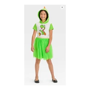 NWT girls Yoshi cosplay dress green size XL - Picture 1 of 11