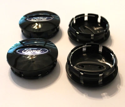 Ford 66mm Wheel Center Caps Black - 4pc - Image 1 of 4