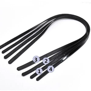 1 Par Cartera de Hombro de Cuero Genuino Bolso de Mano Asa Hágalo Usted Mismo Correa 71 cm - Imagen 1 de 7