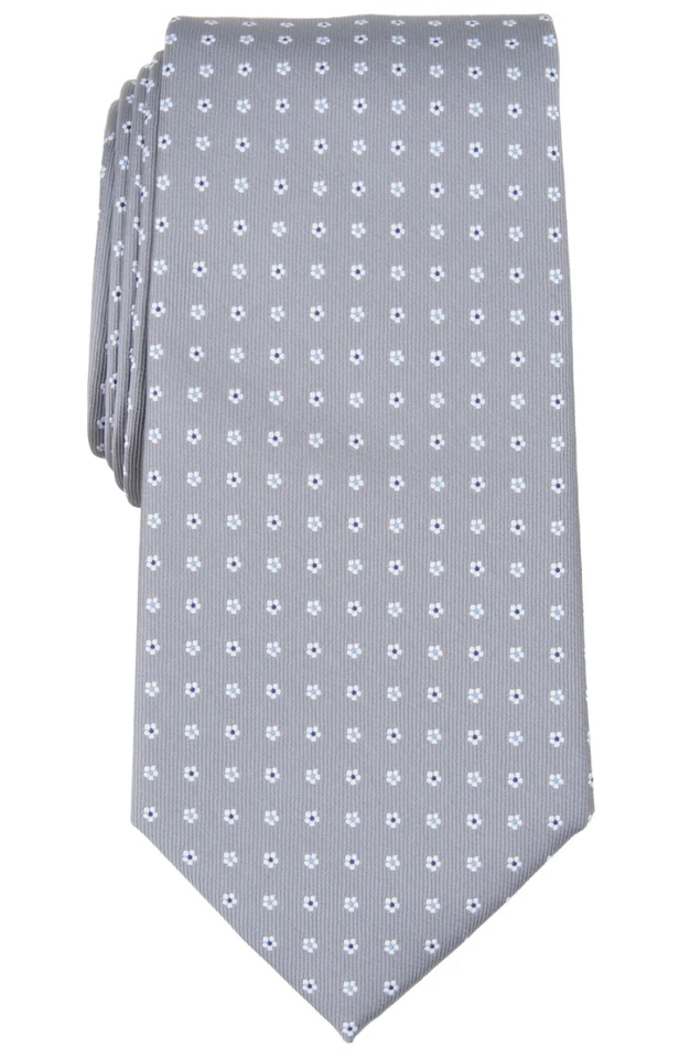 Corbata plateada Club Room Men Dooley Dot Foto 1 de 1