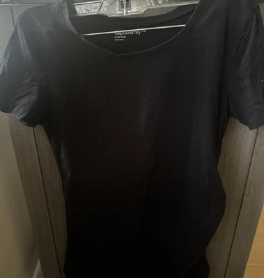 Gap Maternity Pure Body Black Pullover Top Short Sleeve Shirt   Size XS   EUC - Image 1 of 2