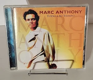 MARC ANTHONY Todo A Su Tiempo CD Latin Salsa Album Original Case Insert VG - Foto 1 di 3