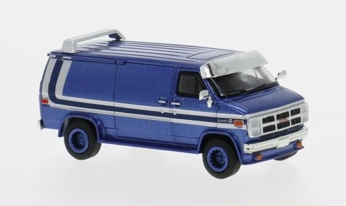 Brekina 18253 - 1/87 GMC VANDURA, Blu, 1983 - Nuovo - Immagine 1 di 1