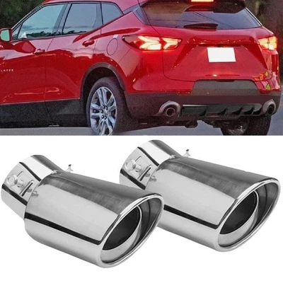 For Chevrolet Blazer 2PC Car Tail Pipe Exhaust Rear Muffler Tailpipe Tip - Imagem 1 de 4