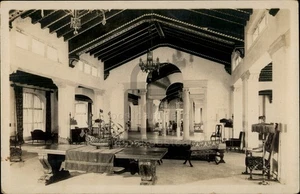 RPPC Chicago,IL East Lounge Edgewater Beach Hotel Illinois Real Photo Postcard - Picture 1 of 5