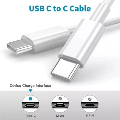 USB C Type-C Fast Charging Data SYNC Charger Cable Cord 3/6/10FT lot - Image 1 of 4