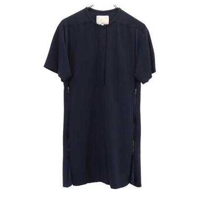 3.1 Phillip Lim Manga Corta Una Pieza Azul Oscuro Mujer Foto 1 de 4