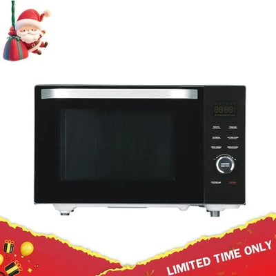 Microwave Oven 1000W 34L Combo ECO Mode Auto Menu Child Lock Easy Clean Black - Image 1 of 4
